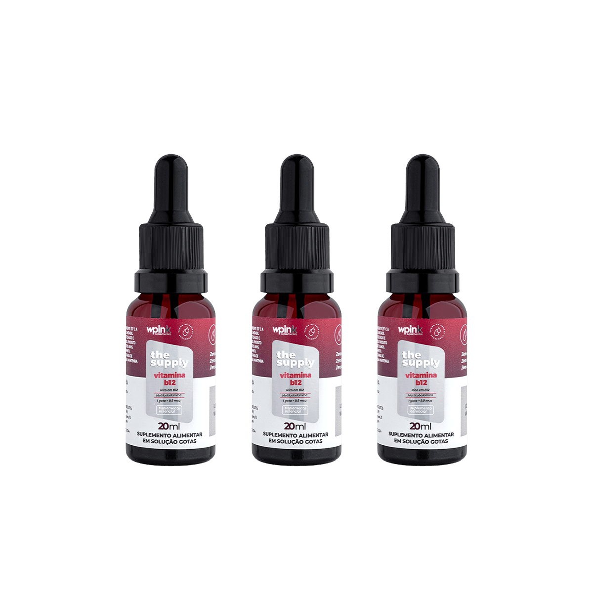 3 vitamina b12 - em gotas