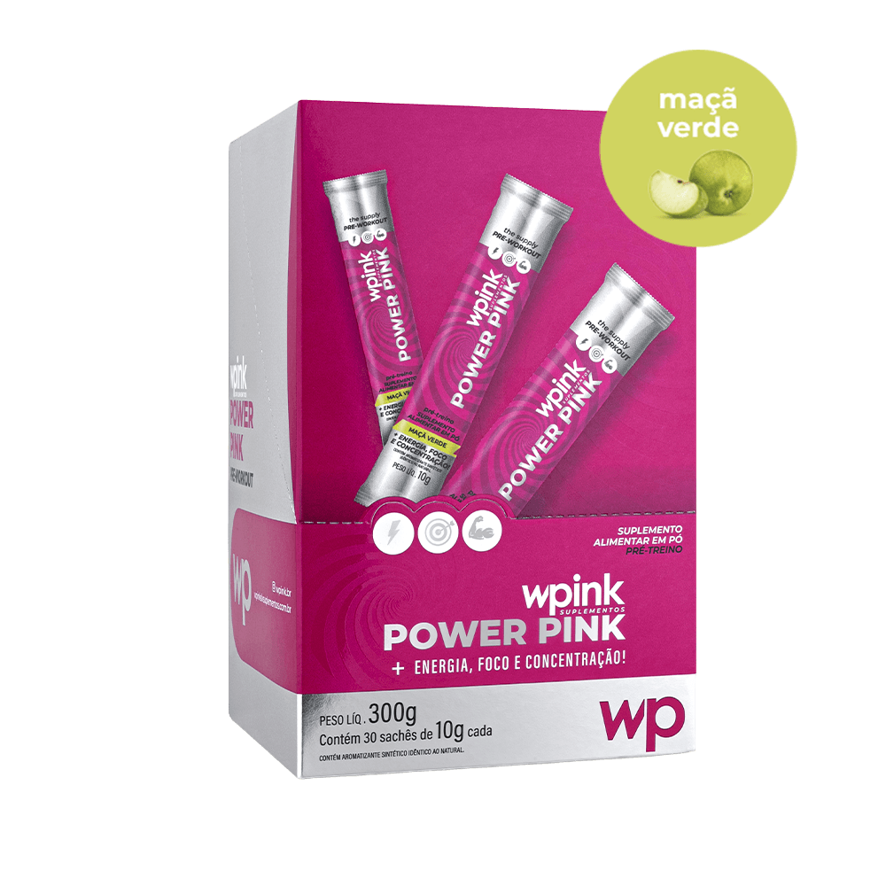 Pré-treino de maçã verde - pré-treino – 300g